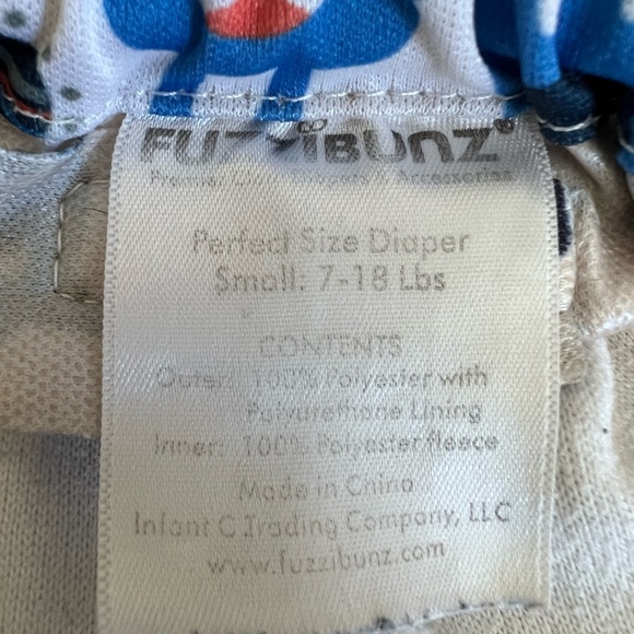 12 Fuzzibunz pocket diapers perfect size 7-18 lbs - Picture 2 of 2